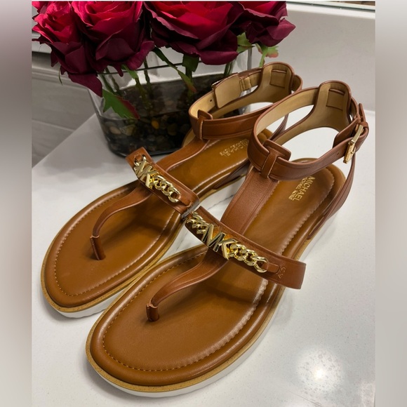 Michael Kors Cuban Link Sandals - Picture 2 of 5